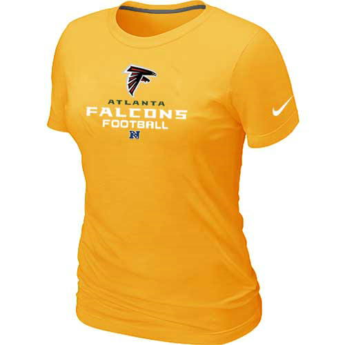 Nike Atlanta Falcons Women's Critical Victory NFL T-Shirt - Yellow